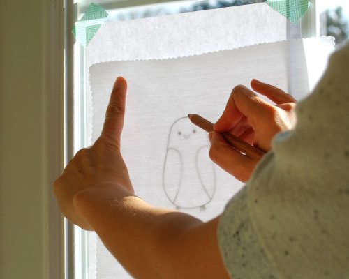 Window Embroidery transfer method