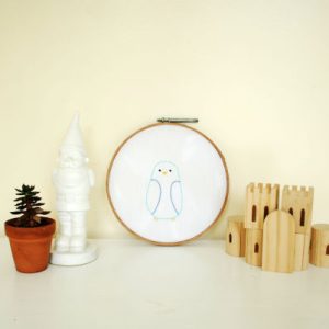 little bird embroidery